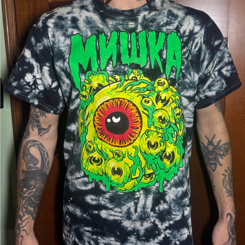 Mishka Black and Green Graphic Tee